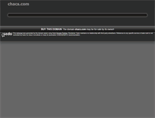 Tablet Screenshot of chacs.com